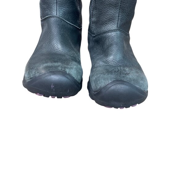Keen Womans Black Leather Suede Waterproof Winter Boots Sz 4 SKU 9579 - Picture 11 of 16